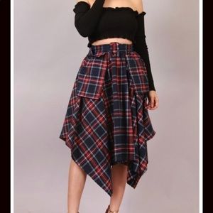 Checked Plaid Skirt 🎈😍